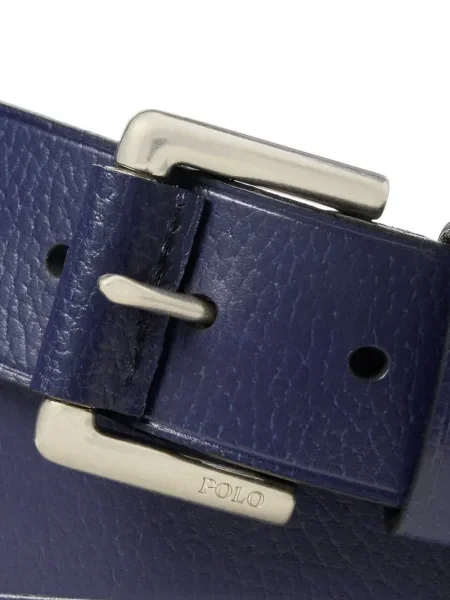 Curea Polo Ralph Lauren tricotate cu autograf cu șireturi albastru