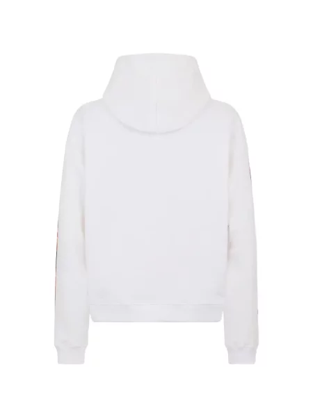 Hanorac cu glugă Dsquared2 cu imagine cu cordon alb