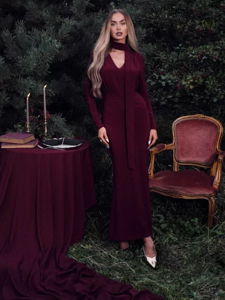 Rochie maxi Made Of Emotion eleganta verde