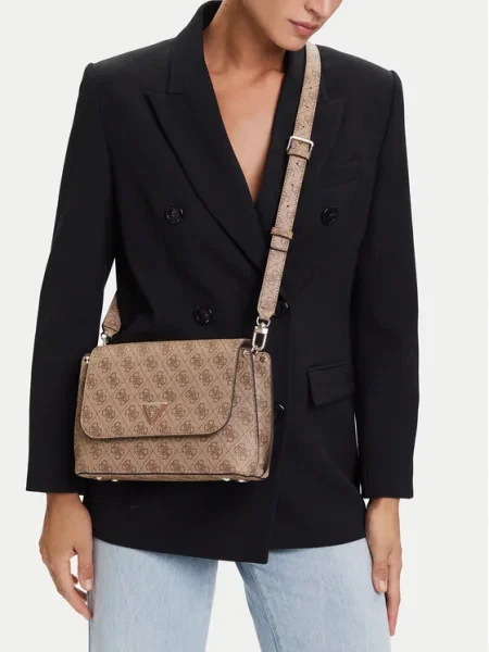 Geanta crossbody Guess maro