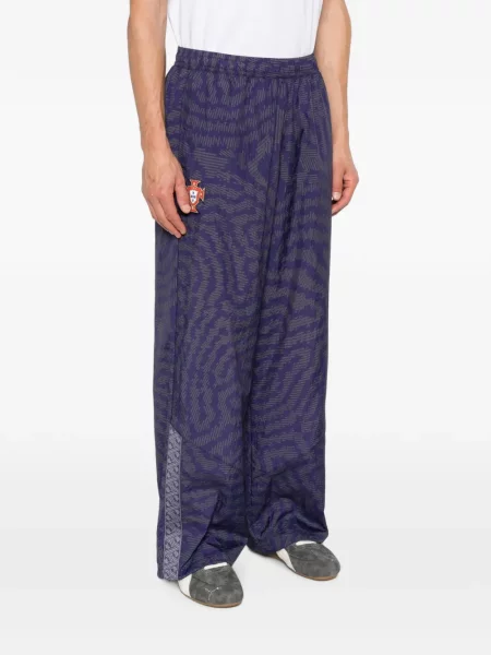 Pantaloni Puma cu imagine alergare violet