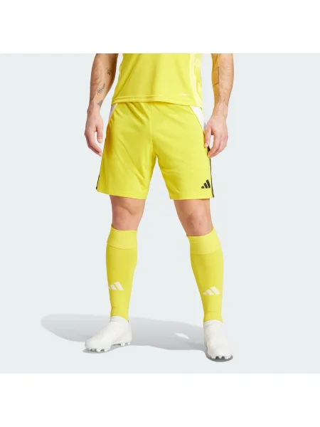 ADIDAS PERFORMANCE Športové nohavice Tiro žltá / čierna biela