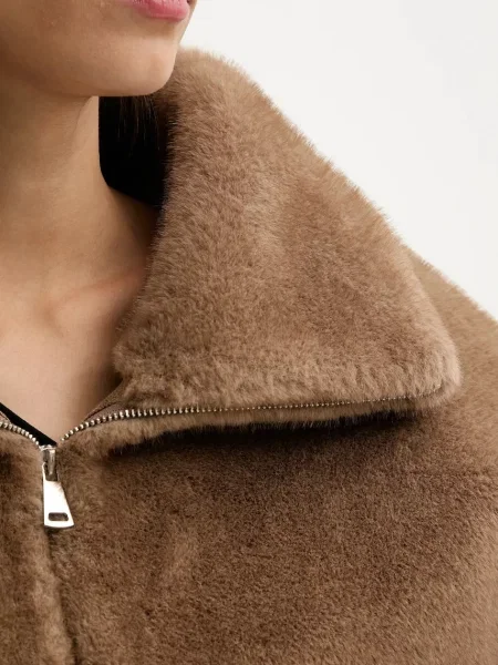 Куртка Answear.LAB демісезонна oversize бежевий