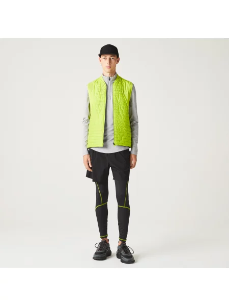 Lacoste Kamizelka Sport Active Ze Stójką Pikowana Dwustronna czarna
