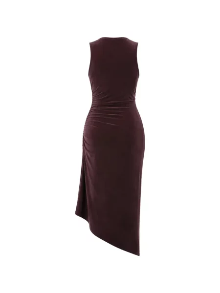 Rochie Agolde cu volane asimetrică violet