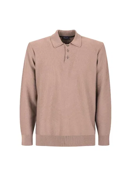 Sweter Drumohr brązowy