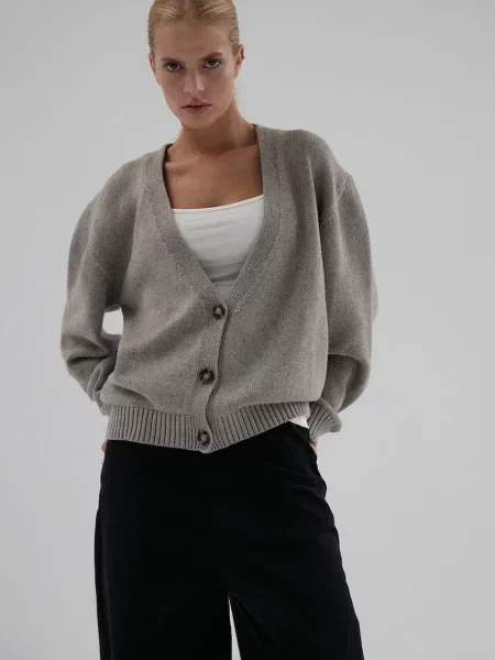 Muuv. Muuv cardigan pentru femei cu TUA gri