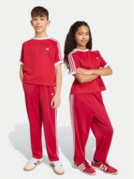 Teplákové kalhoty adidas červené