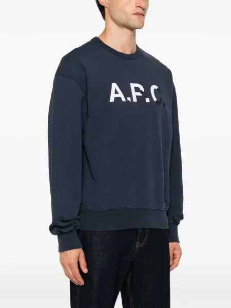Hanorac A.p.c. cu imagine albastru