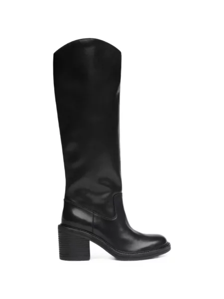 Cizme Ash din piele negru
