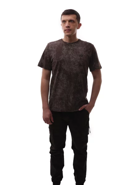 Футболка STREAM темно-коричневий віскоза/поліестер коричнева