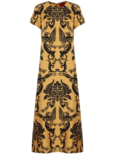 Rochie La Doublej de costum auriu