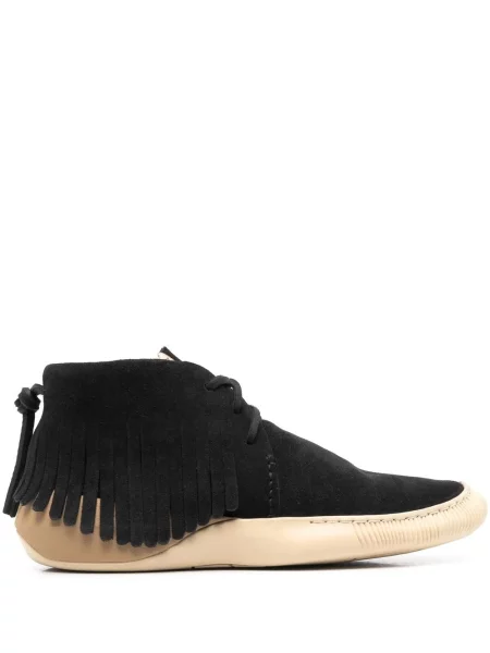 Ghete desert Visvim din piele de căprioară negru