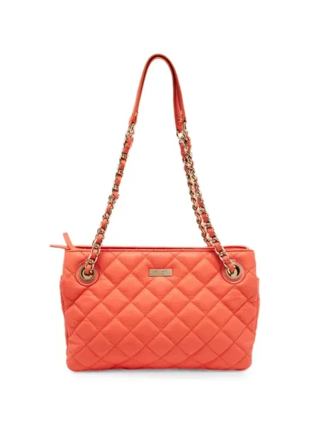 Matlasat geantă shopper Kate Spade portocaliu