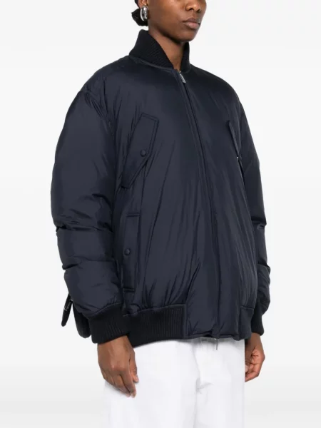 Kurtka bomber Circus Hotel ocieplany niebieski