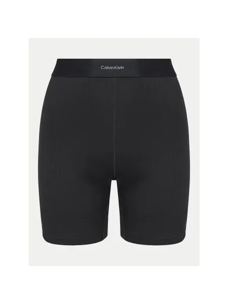 Calvin Klein Underwear Kratke pidžama hlače Slim Fit crna