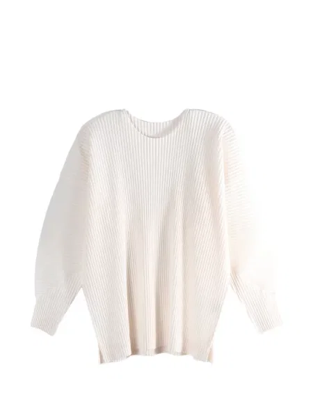 Plisovaná košile Homme Plissé Issey Miyake s výstřihem ve tvaru U