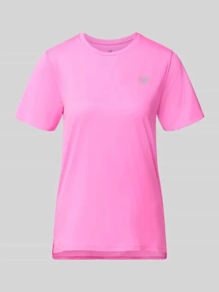 Koszulka do biegania New Balance Essentials pink heat różowa