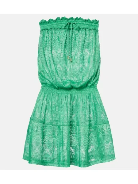 Rochie Melissa Odabash fără bretele verde