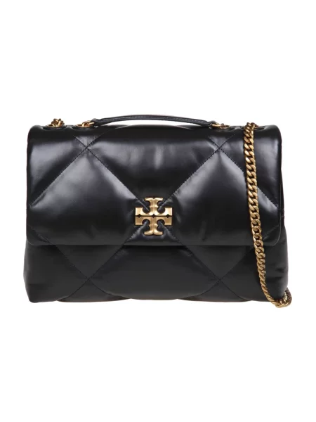 Torebka Tory Burch z nadrukiem czarna
