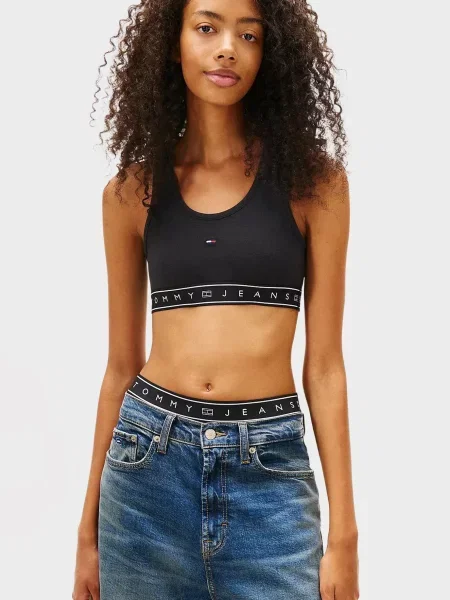 Топ Tommy Jeans черный