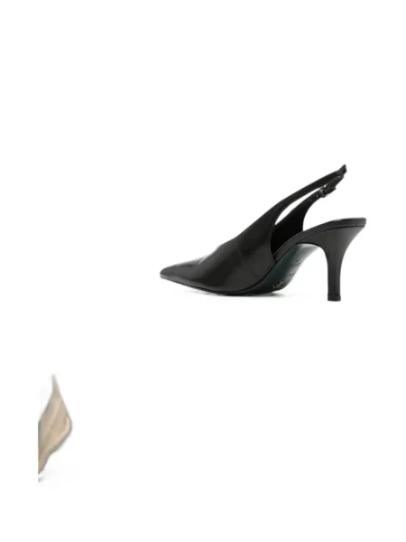 Pantofi cu toc Patrizia Pepe slingback negru