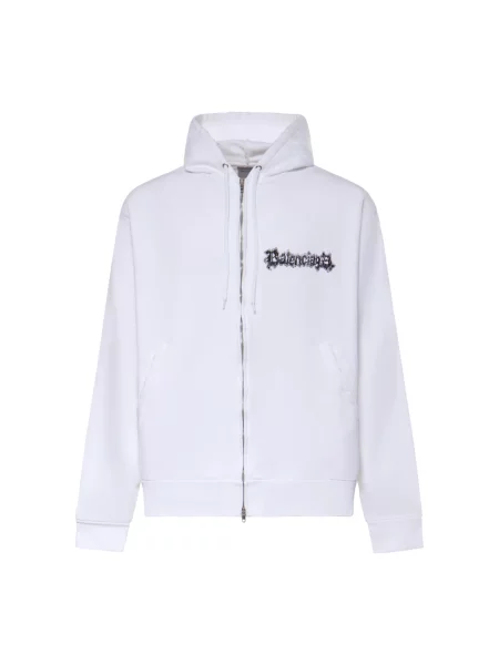 Bluza z kapturem Balenciaga biała