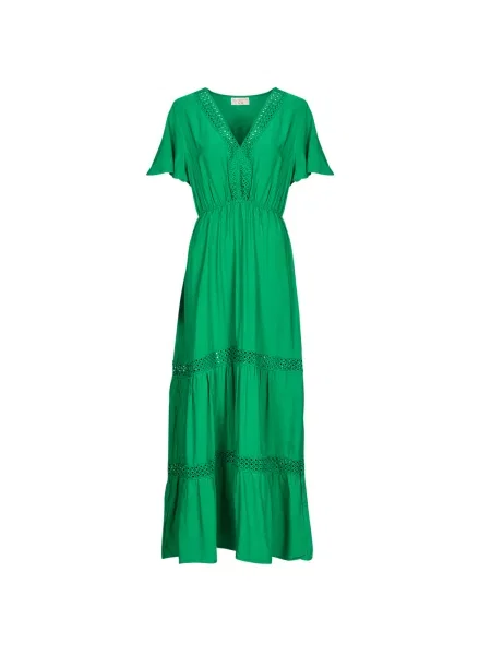 Maxi obleka Moony Mood zelena