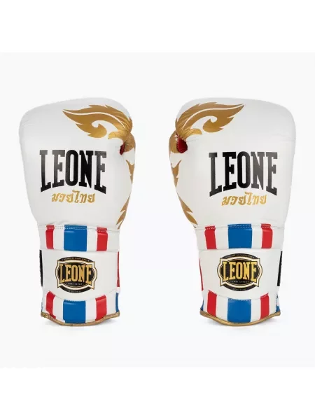 Rękawice bokserskie LEONE Thai Style white białe
