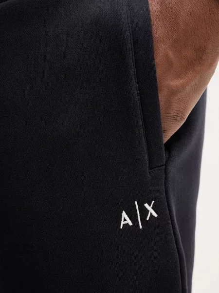 Спортивні штани Armani Exchange однотонні синій
