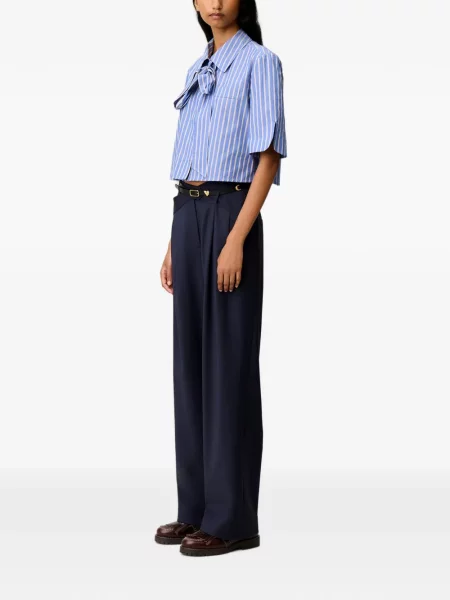 Pantaloni Claudie Pierlot albastru