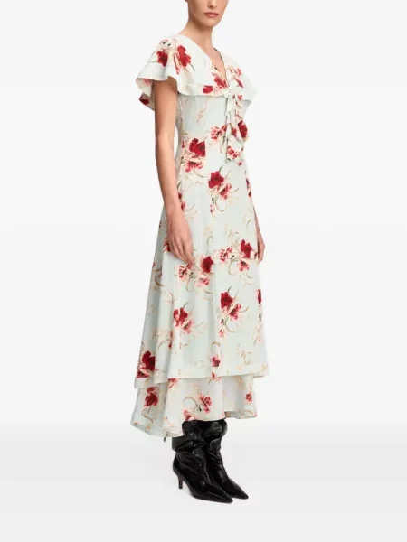Rochie midi Cinq A Sept albastru