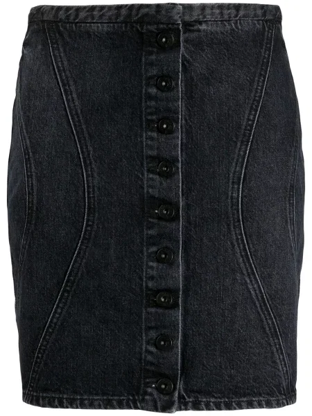 Fustă din denim County Of Milan negru