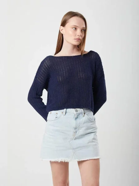 MixRay Pulover Pullover mornarsko plava