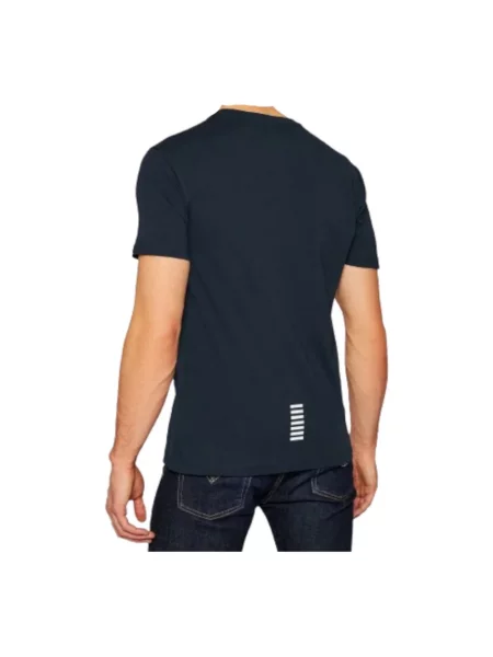 Koszulka Ea7 Emporio Armani z krótkim rękawem niebieska