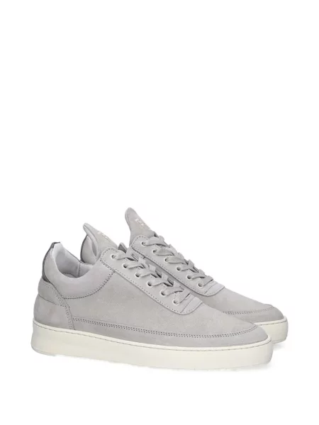 Sneakerși Filling Pieces din piele de căprioară gri