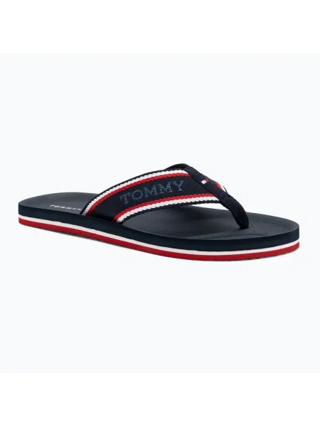 Мъжки джапанки Tommy Hilfiger Comfort Beach desert sky синьо