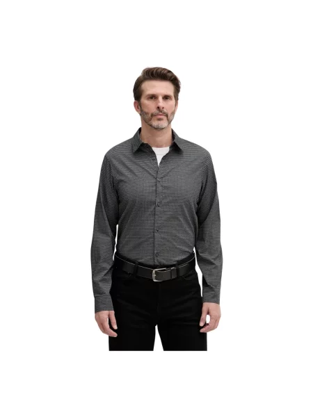 Koszula Armani Exchange z nadrukiem szara