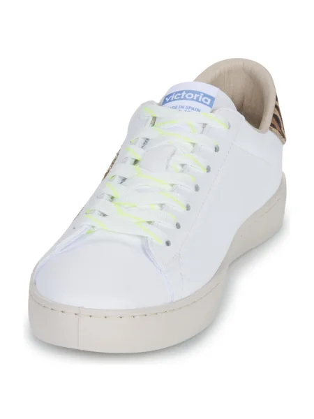 Pantofi Victoria cu imagine cu imprimeu animal print alb