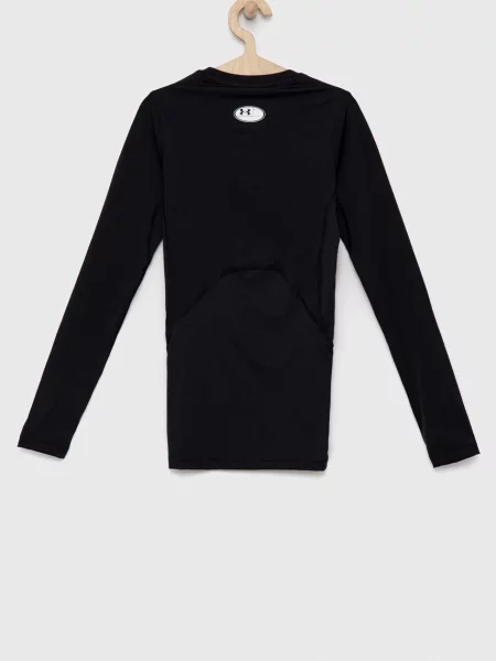 Tréninkové tričko s dlouhým rukávem Under Armour černé