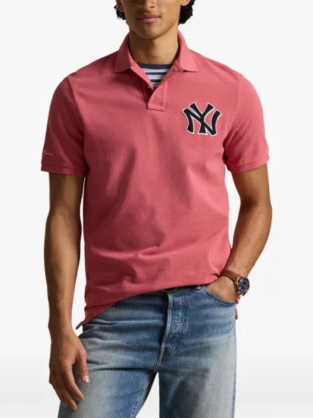 Ριγέ δερμάτινος κάλτσες Polo Ralph Lauren με κορδόνι μαύρο