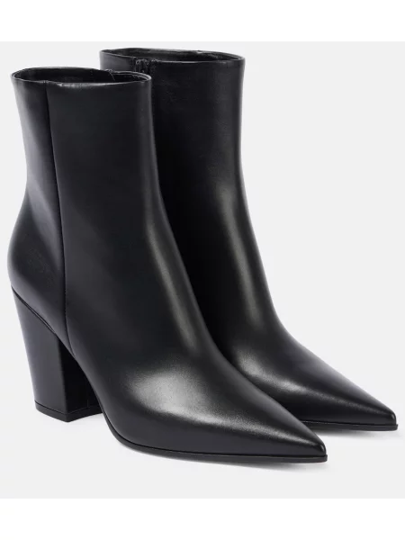 Cizme scurte Gianvito Rossi din piele negru