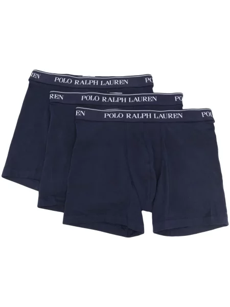 Megztos platėjantys kojines Polo Ralph Lauren su autografu pilka