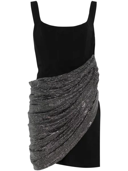 Rochie mini Giuseppe Di Morabito de cristal de costum negru