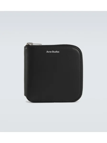 Portofel Acne Studios din piele negru