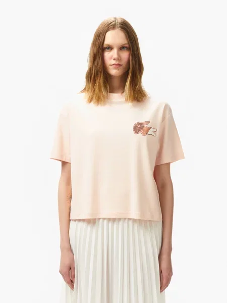 Футболка Lacoste рожевий