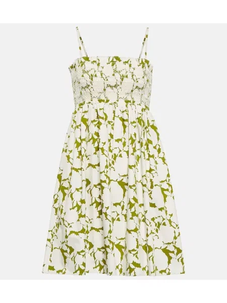Rochie Tory Burch cu model floral din poplin