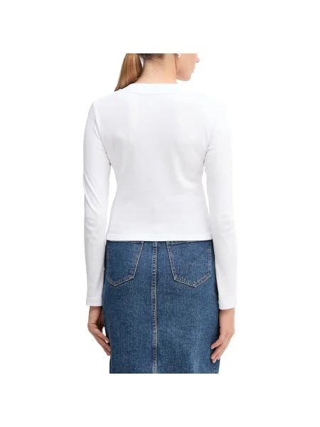 Tricou copii Calvin Klein Jeans alb