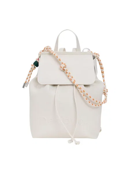 Чанта Desigual с автограф бяло