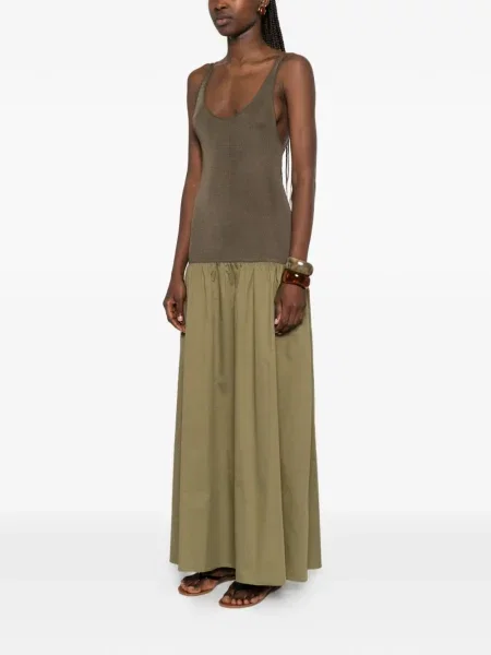 Rochie maxi The Frankie Shop verde
